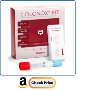 COLONOX At-Home Colon Screening Test Kit – Easy to Use Fecal Occult Blood (FIT or FOB) Colon Test for Early Detection