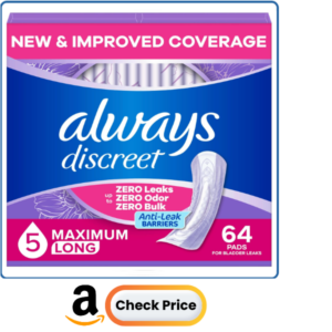 Always Discreet Incontinence Pads for Women