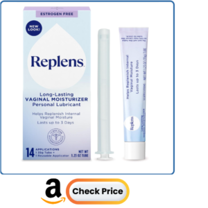Replens Long-Lasting Vaginal Moisturizer, Relieves Vaginal Dryness for Up to 3 Days, Fragrance Free