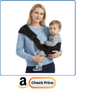 Shiaon Baby Sling Carrier Newborn to Toddler, Adjustable Toddler Carrier Sling Baby Carrier Toddlers Sling Carriers Hip Carriers for 7-40lbs