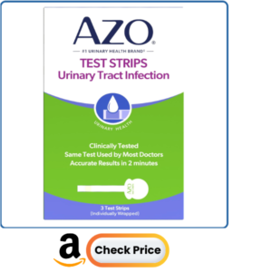Azo, Urinary Tract Infection (Uti) Test Strips, Accurate Results in 2 Minutes, Clinically Tested, Easy to Read Results