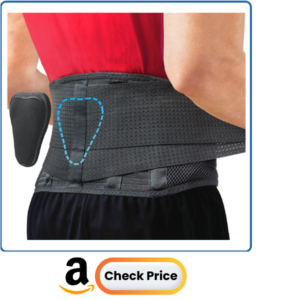 Sparthos Back Brace for Lower Back Pain - Immediate Relief from Sciatica, Herniated Disc, Scoliosis - Breathable + Lumbar Support Pad