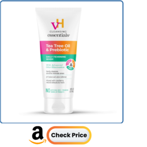 vH essentials, Ph Balanced Daily Feminine Wash, vaginal flush, douche, Tea Tree Oil & Prebiotic,