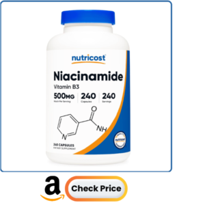 Nutricost Niacinamide (Vitamin B3) 500mg, 240 Capsules - Non-GMO, Gluten Free, Flush Free Vitamin B3