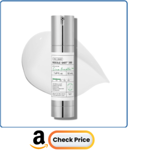 VT COSMETICS CICA Reedle Shot 300, Advanced Night Exosome, Microneedling Serum, Centella Asiatica, Hyaluronic Acid, Propolis, Soft Glass Skin, Regeneration, 