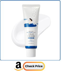 ROUND LAB Birch Juice Moisturizing UV LOCK SPF 45, 1.69 Fl Oz, Hydrating Lotion-like Lightweight Glow Sunscreen for Sensitive Skin, No White Cast, Fragrance-Free, Protector Solar, Korean Sunscreen
