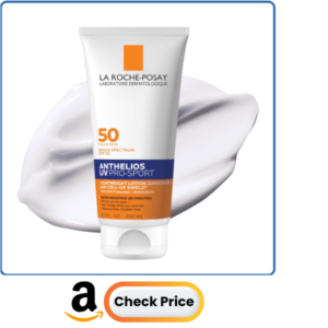 La Roche-Posay Anthelios UV Pro-Sport Sunscreen for Face & Body, Water & Sweat Resistant, Invisible Broad Spectrum Sunscreen, Lightweight 