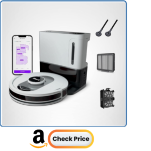 Shark Matrix Clean | Robot Vacuum Cleaner with Powerful Suction for Pet Hair, Rugs, Carpets & Hard Floors | Self-Empty Base | 60-Day Capacity | Voice Command