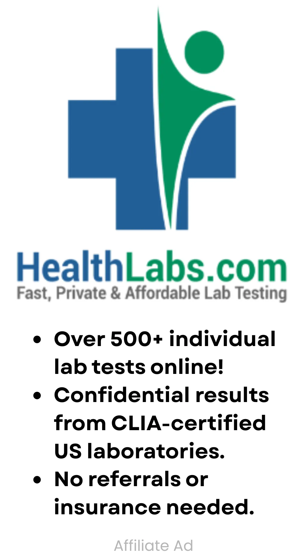 healthlabs lab testing logo banner