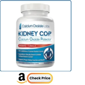 KIDNEY C.O.P. Calcium Oxalate Kidney Stone Support Supplement 120 Caps | Urologist Recommended, 99% Calcium Oxalate Inhibition, 5X Stronger Than Chanca piedra