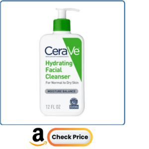CeraVe Hydrating Cleanser with Hyaluronic Acid, Gentle Face Cleanser